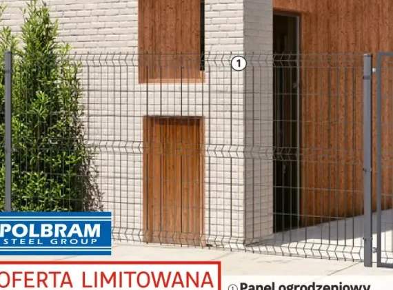 Panel ogrodzeniowy 3D 4,0 mm 153x250 cm oczko 55x200 antracyt Polbram