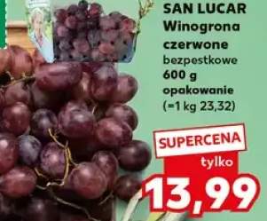 Winogrona czerwone bezpestkowe