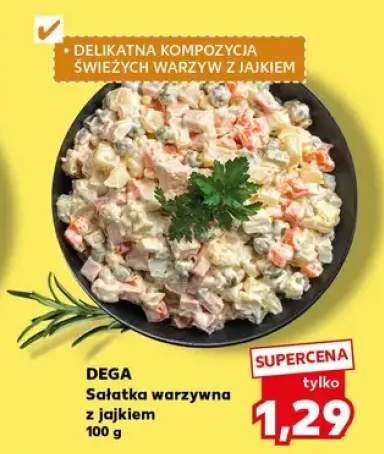 Sałatka warzywna z jajkiem