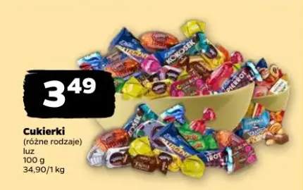 Cukierki (różne rodzaje) luz