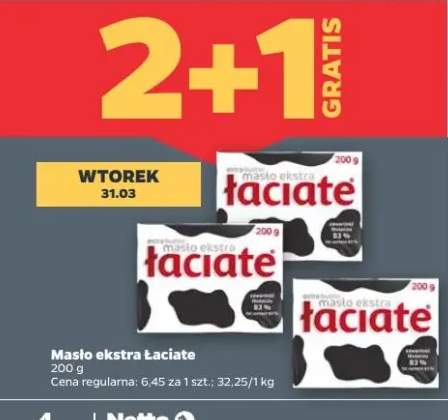 Masło ekstra Łaciate