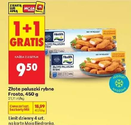 Złote paluszki rybne