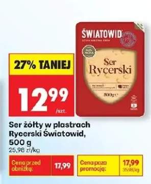 Ser żółty w plastrach Rycerski Światowid