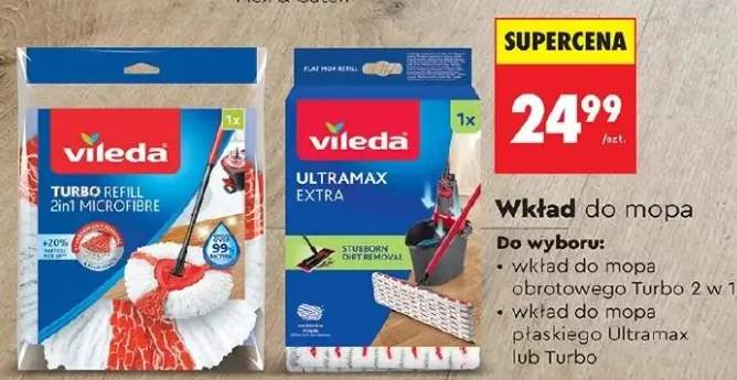 Wkład do mopa Turbo Refill 2in1 Microfibre