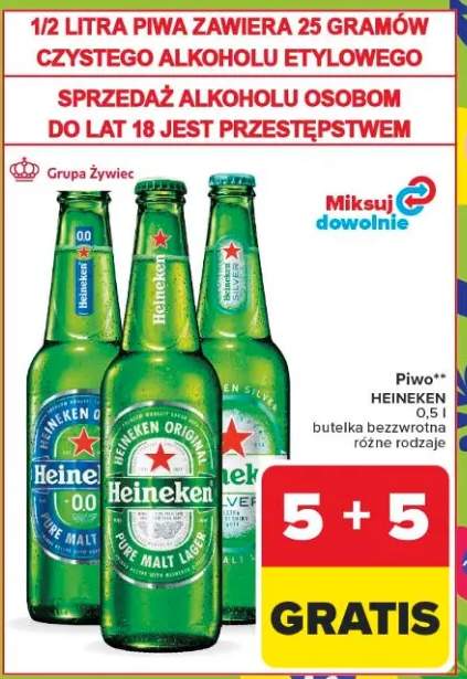 Piwo Heineken Original butelka bezwrotna