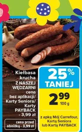 Kiełbasa krucha z naszej wędźarni