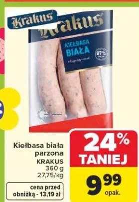 Kiełbasa biała parzona