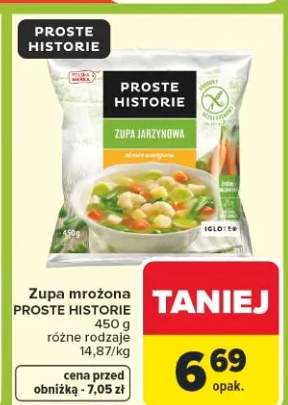 Zupa mrożona jarzynowa