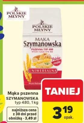 Mąka pszenna Szymanowska typ 480
