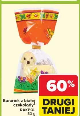 Baranek z białej czekolady