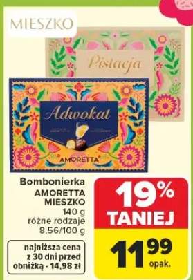 Bombonierka Mieszko różne rodzaje