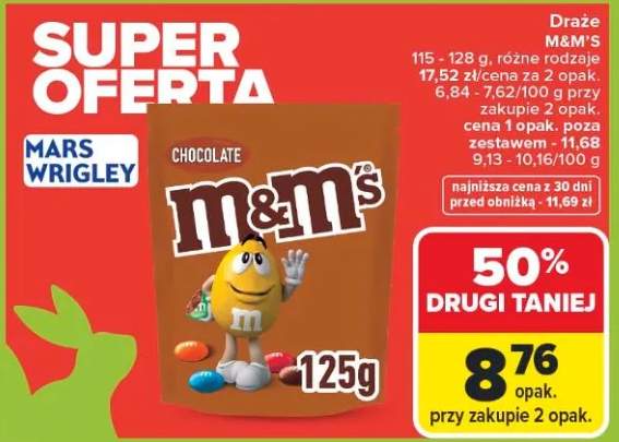 Draże M&M'S czekoladowe