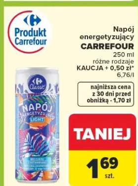 Napój energetyzujący różne rodzaje