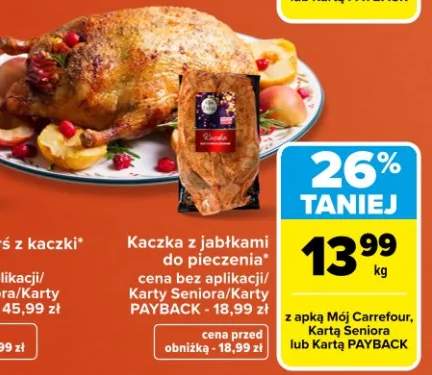 Kaczka z jabłkami do pieczenia