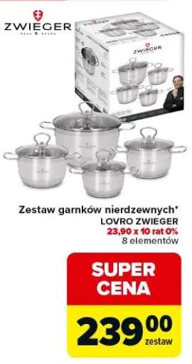 Zestaw garnków nierdzewnych Lovro