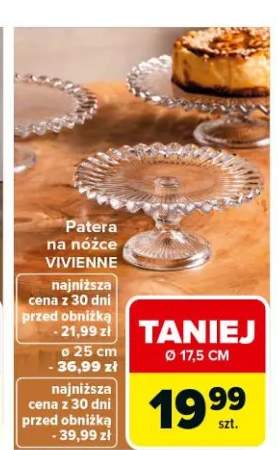 Patera na nożce VIVIENNE Ø 25 cm