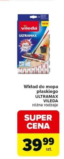 Wkład do mopa płaskiego ULTRAMAX VILEDA różne rodzaje