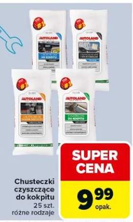 Chusteczki czyszczące do kokpitu 25 szt. różne rodzaje