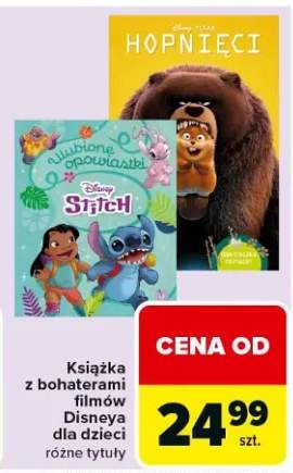 Książka z bohaterami filmów Disneya dla dzieci różne tytuły