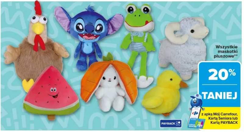 Wszystkie maskotki pluszowe różne rodzaje