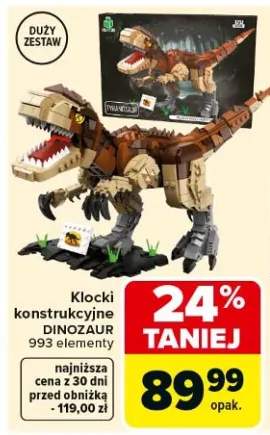 Klocki konstrukcyjne Dinozaur 993 elementy