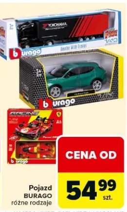 Pojazd Burago różne rodzaje