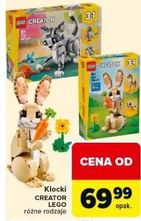 Klocki Creator 3w1 Lego różne rodzaje