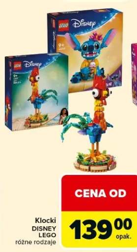 Klocki Disney Lego różne rodzaje