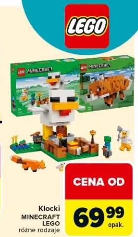 Klocki Minecraft Lego różne rodzaje