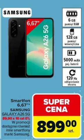 Smartfon Samsung Galaxy A26 5G 6,67"