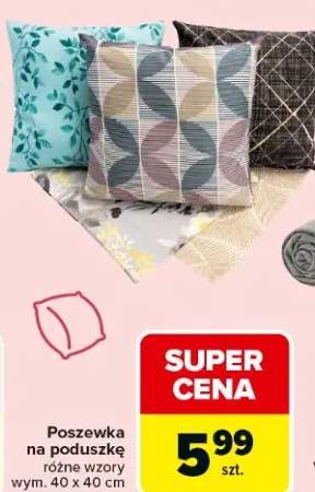 Poszewka na poduszkę różne wzory