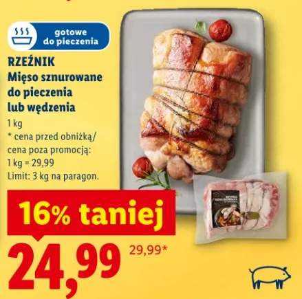 Mięso sznurowane do pieczenia lub wędzona