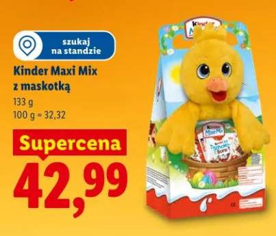 Czekolada Kinder Maxi Mix z maskotką