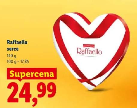 Czekolada Raffaello serce