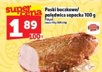 Paski boczkowo/polędwica sopacka