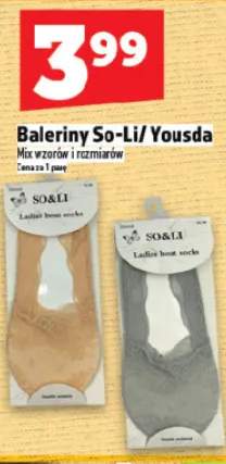 Baleriny So-Li / Yousda mix wzorów i rozmiarów