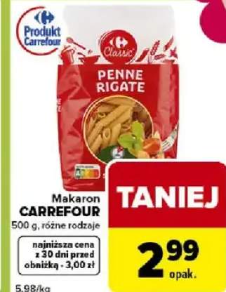 Makaron penne rigate różne rodzaje