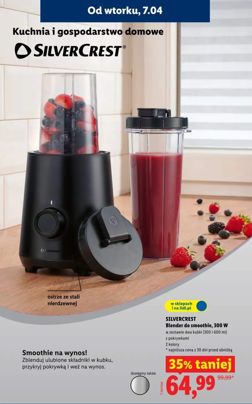 Blender do smoothie 300W
