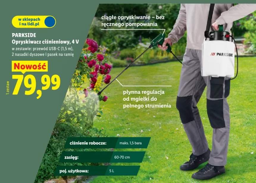 Opryskiwacz ciśnieniowy 4V