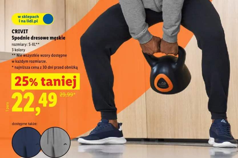 Spodnie dresowe męskie