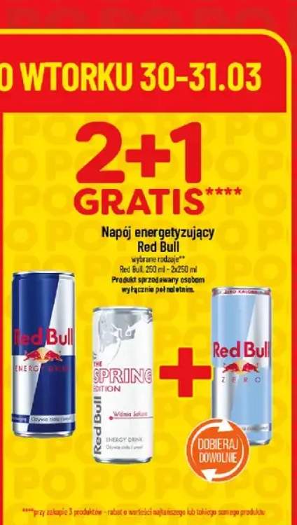 Napój energetyzujący Red Bull