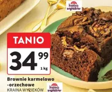 Brownie karmelowo-orzechowe