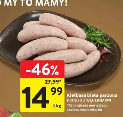 Kiełbasa biała parzona