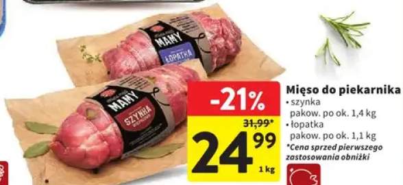 Mięso do piekarnika szynka