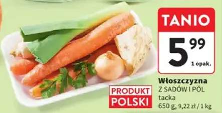 Włoszczyzna z sadów i pól tacka