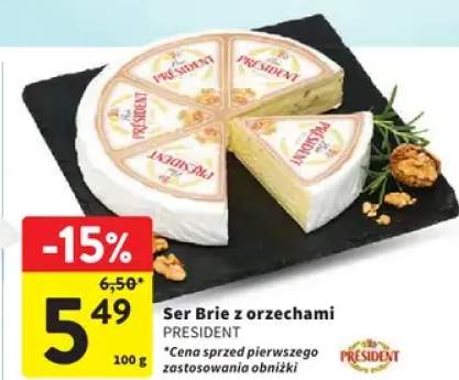 Ser Brie z orzechami