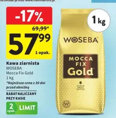 Kawa ziarnista Mocca Fix Gold