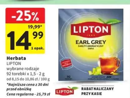 Herbata wybrane rodzaje 92 torebki x 1,5-2g