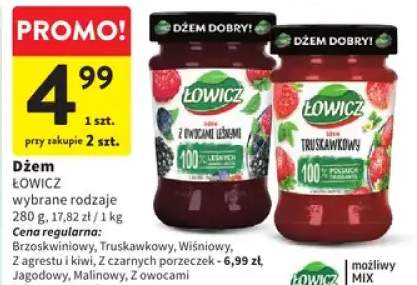 Dżem wybrane rodzaje