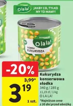 Kukurydza konserwowa słodka